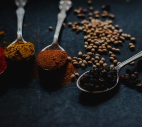 An assortment of essential nepali spices