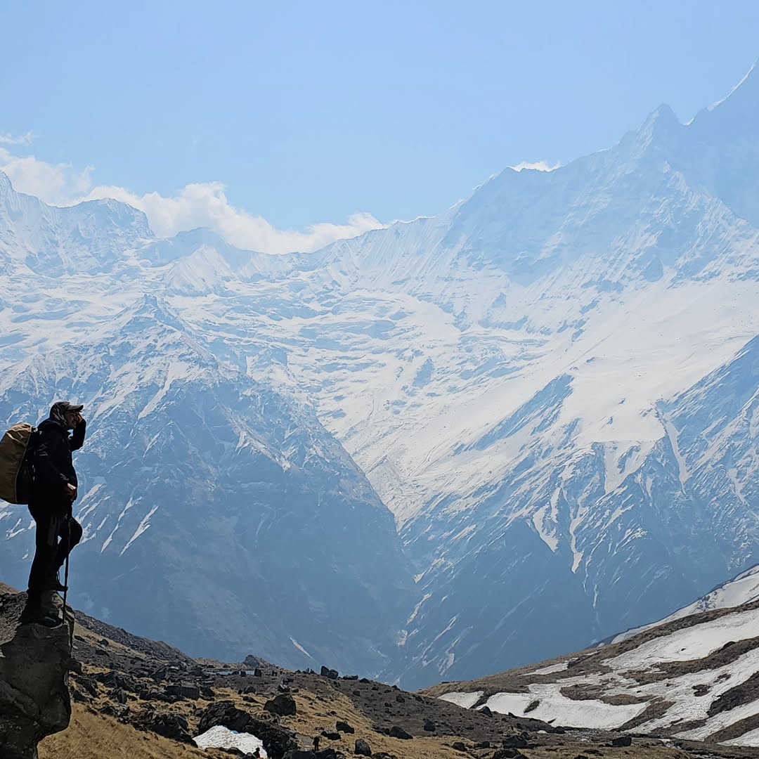 Along Annapurna Base Camp Trail