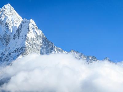 Mount Everest, the highest mountain in the world

